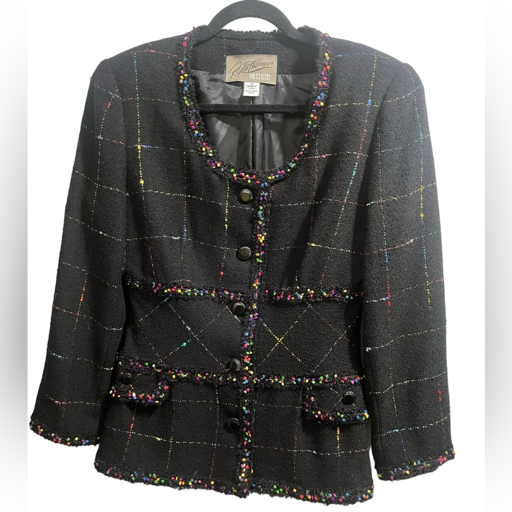VINTAGE Rickie Freeman for TJ Suits Blazer